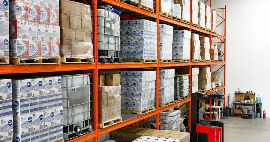 DEF inventory depth in the Eco Fleet warehouse