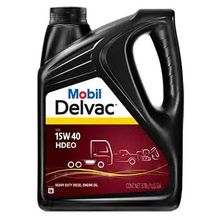 Mobil Delvac Heavy-Duty Engine Oil 15W-40 3.785 Case