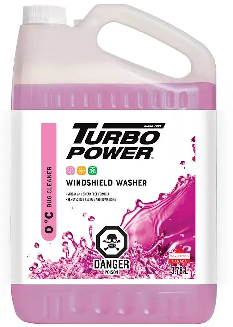 Turbo Power Bug Wash Windshield Fluid 3.78 L