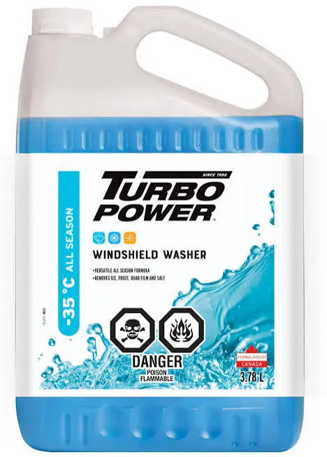 Turbo Power Windshield Wash -40°C, Tote